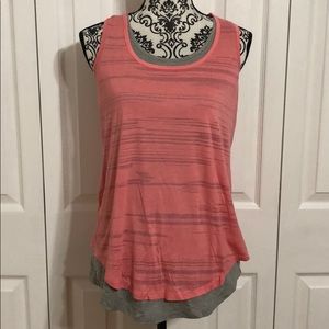 H2 Hannah layered tank with bow back